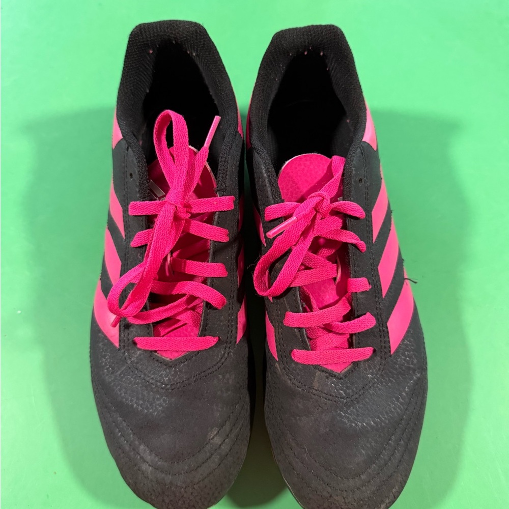 Adidas Women's Black and Hot Pink Athletic Shoes